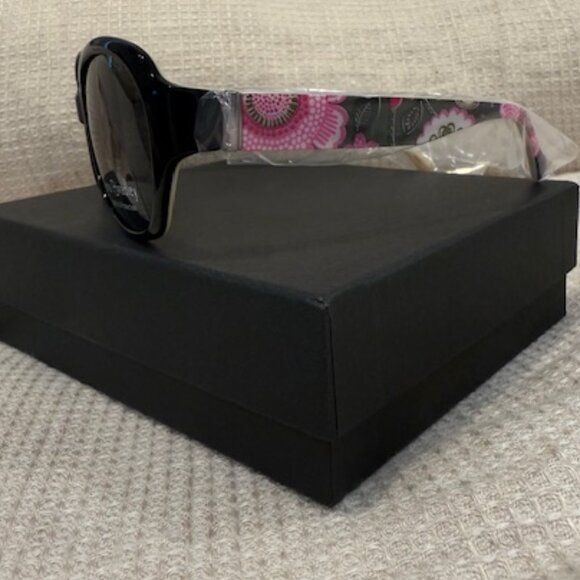New-Unworn VERA BRADLEY 56mm Round Sunglasses -Floral - Picture 8 of 11
